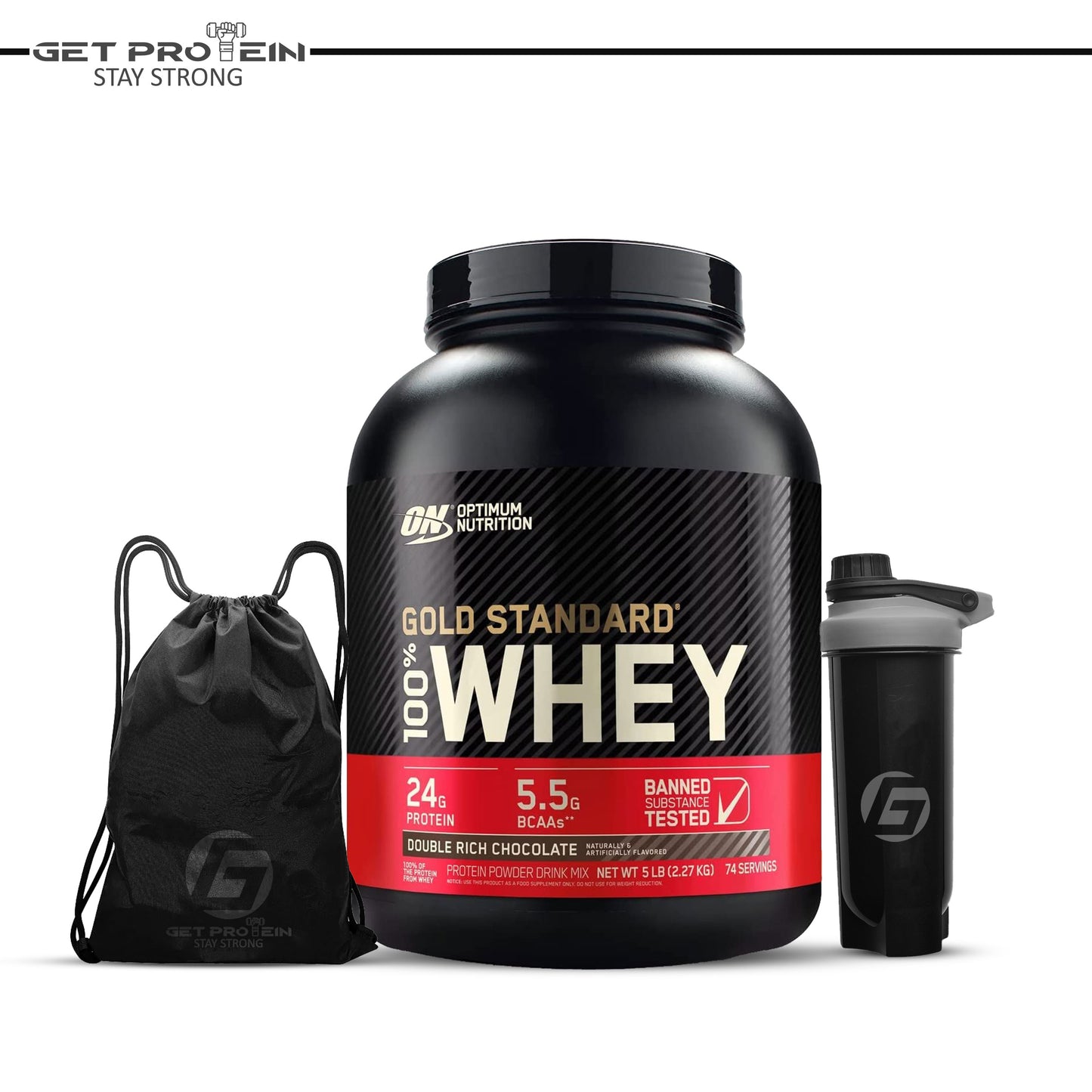 Optimum Nutrition Whey Protien Big Box With Package