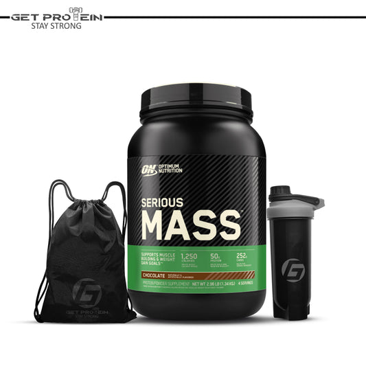 Optimum Nutrition Serious Mass Gainer With Package