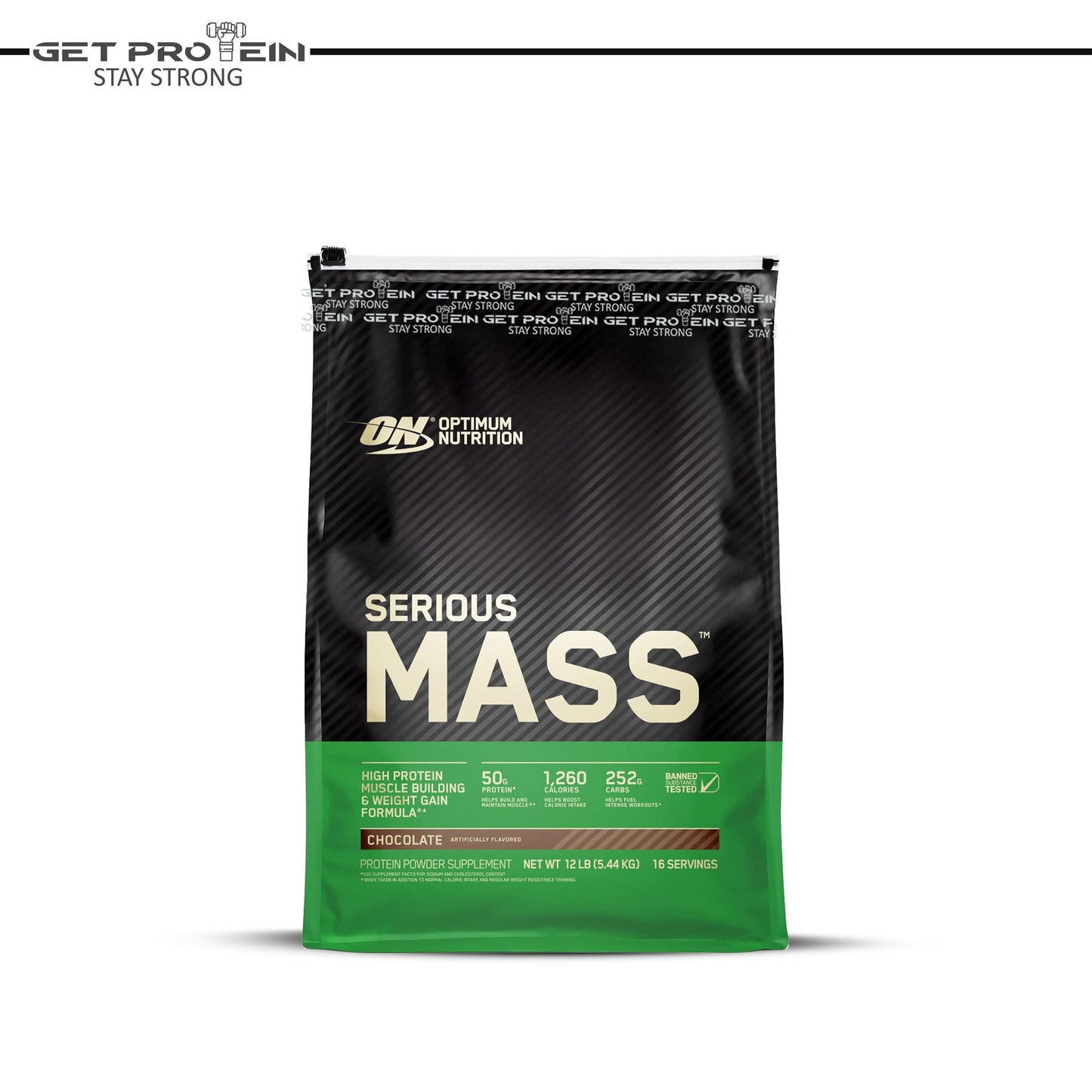 Optimum Nutrition Serious Mass Gainer - Chocolate - 6 Kg