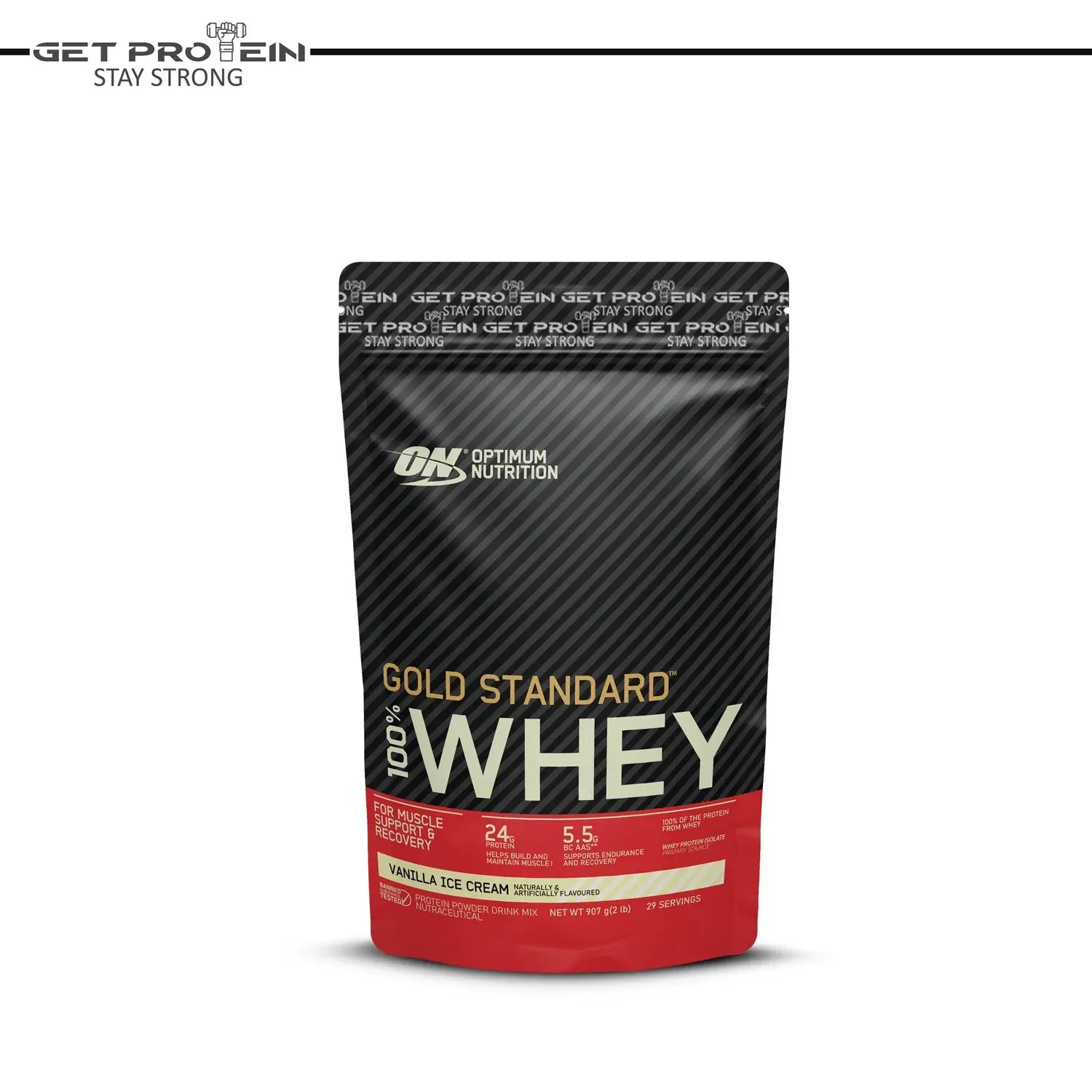 Optimum Nutrition Whey Protien.