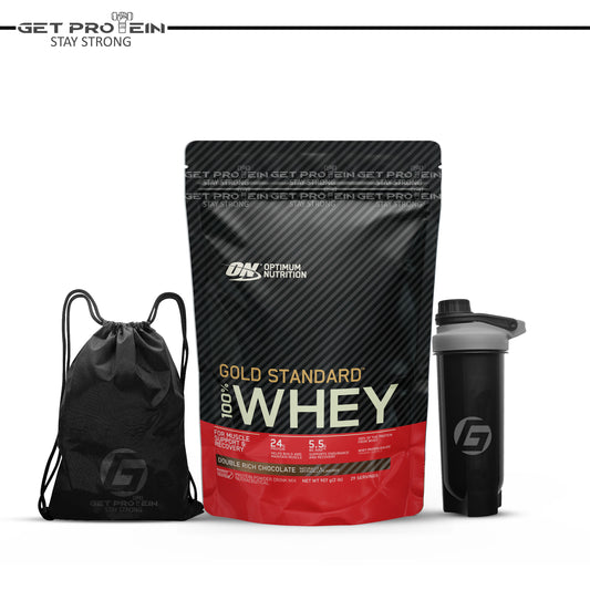 Optimum Nutrition Whey Protien With Package